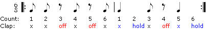 Rhythm Rest Example